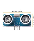 Six Ultrasonic Sensor Modules Wide Voltage 3 To 5.5V For Arduino Projects With Precise 0.3cm Distance Measurement And Pro Grade Reliability