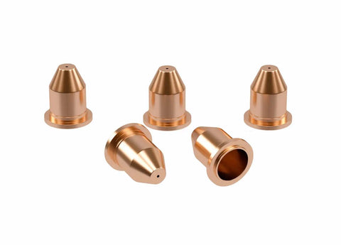 Airforce 250Ci 500I Plasma Torch Tip And Electrode Kit 10 Pcs With 5 Tips And 5 Electrodes For HP 25 And HP 50 Units copper tips