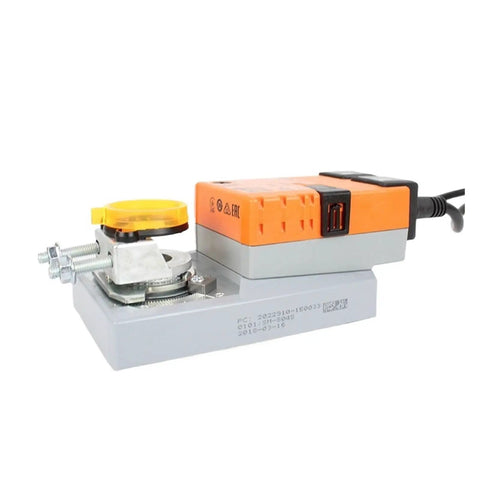 Heavy Duty 20Nm 220V Damper Actuator Built Tough For Seamless Airflow Management In Commercial Hvac Ducts with motor and wiring.