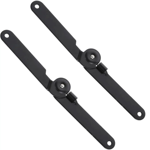 180 Degree Rotating Folding Hinges for Cabinets and Furniture, Heavy Duty Iron Lid Hinge with Dual Mounting Options