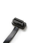 OBD II 16 Pin Splitter Extension Cable 1 Male To 2 Female Adapters 2 Ft 60 Cm No Shared Ground Wires Ultra Flat Low Profile Durable