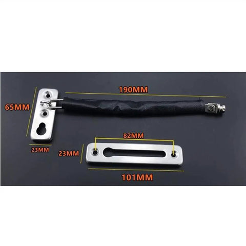 Built Tough Stainless Steel Bolt Door Chain With Heavy Duty Security Lock For Residential Use Anti Theft Intrusion Guard That Checks Visitors Securely Without Any Sweat Or Compromising Your Peace Of Mind