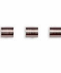 Slimline And Fancy Pen Or Pencil Kit Bushings For Woodturning 7mm Tube Diameter Set shown in stainless steel material