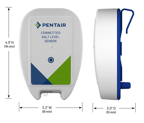 Smart Salt Level Sensor For Water Softening Systems Set And Forget With WiFi Or Bluetooth Alerts By Email Or Push Notifications Universal Tank Clip