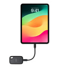 2TB Extreme Portable SSD For Crazy Fast Transfers And Backups On iPhone iPad And MacBook External Solid State Drive Up To 1000 MB Per Second Read And 950 MB Per Second Write Renewed connected to iPad