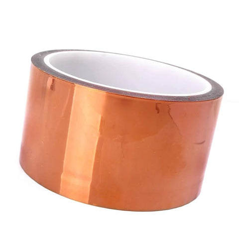 Metallic brown 50Mm Kapton Tape Polyimide Film Adhesive Tape 33M Long Pro Grade High Temperature Heat Resistant Insulation Roll