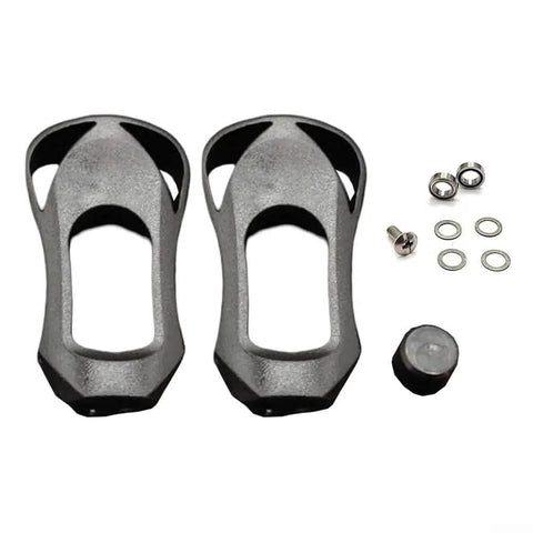 Upgrade Your Baitcast Reels With These Kickass Acrylic Handle Knobs Featuring Super Smooth Ball Bearings And A Lightweight Design For That Next-Gen Fishing Adventure You Been Waiting For. Black acrylic baitcast reel handle knobs set with bearings, screw, and gaskets