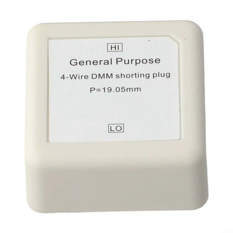 4-Wire Short Socket Multimeter Verification Tool For DMM With Resistance Calibration And Gold Plated PCB on acrylic cube