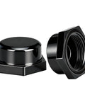 Weatherproof Antenna Mount Cap Cover With O Ring Seal for VHF UHF GMRS CB Radios and NMO Antenna Mount Base, black, 2 Pack