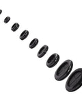 Awesome 200 Piece Rubber Grommet Kit For Cable Hole Cover And Wire Organizer With Round Snap In Place Gasket To Keep Your Setup Looking Clean And Tucked Away Perfect DIY Fix black rubber snap grommets in assorted sizes