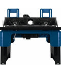 Ultra Portable Benchtop Router Table With Folding Legs, Easy Click Router Mounting System, Laminated MDF Top, front view