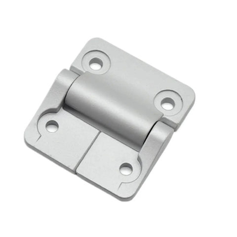 Large damping hinge, silver metal, 9NM torque, foldout high-stop XK508-2W-2.3NM close-up
