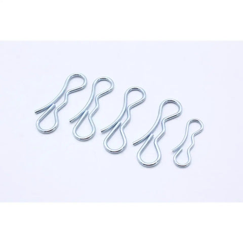 Top Rated 5 Pack Silver Alloy Steel Split Cotter Pins With Heavy Duty Construction And Secure Fastening For Tough Mechanical Jobs