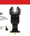 Oscillating Multi Tool Blade Set 9 Piece Titanium Enhanced Blades With Carbide Teeth For Up To 50x Longer Life Vs Bi Metal