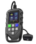 Plug And Play OBD2 Scanner Code Reader Diagnostic Tool For Chevrolet Bolt EV 2017 To 2023, handheld design, LCD screen, button controls.