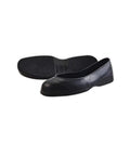 Slip Resistant Latex Overshoes For Work Shoes 1 Inch Thick Over Sneakers Or Boots, CrewGuard Style, side and bottom view