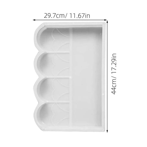 Garden Fence Concrete Mold For DIY Projects Reusable Plastic Cement Brick Mold For Courtyard Rail Patio Sidewalk Lawn Edging