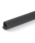 Split Sleeve Wire Loom For High Temp Automotive Harness And Home Cables, 25 Feet Long, woven mesh wrap close-up view