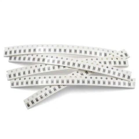 1206 SMD Chip Resistors Kit, 0 Ohm To 10 Megaohm, 5% Tolerance, 100 Pc Pack, Reflow And Wave Soldering Ready, Pro Grade Quality, Auto Placement Compatible For PCBs strips on tape