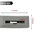 2 Pcs Hood Latch Bumper Support Kit For Big Rig Trucks Durable Hood Rest Upper Left And Right, 4.13 x 1.57 x 0.35 inches