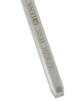 3/32 Inch B 3/16 X 6-3/4 HSS Keyway Broach Set For Manual Broaching, High Speed Steel Tool, close-up of precise cutting edge
