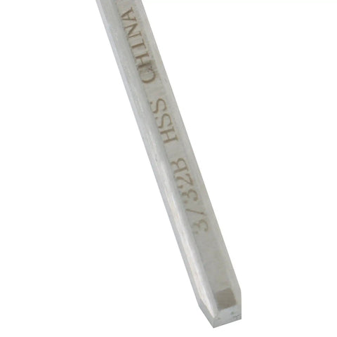 3/32 Inch B 3/16 X 6-3/4 HSS Keyway Broach Set For Manual Broaching, High Speed Steel Tool, close-up of precise cutting edge
