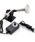 No Sweat 12V Mini Telescopic Linear Actuator With 39Mm Stroke And Adjustable Speed Drive, aluminum plate and controller.
