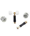 Cam Lock Connectors M6 Set For Flat Pack Furniture, 50 Or 100 Pieces Hidden Fastener Hardware, includes cam, screw bolt, cap