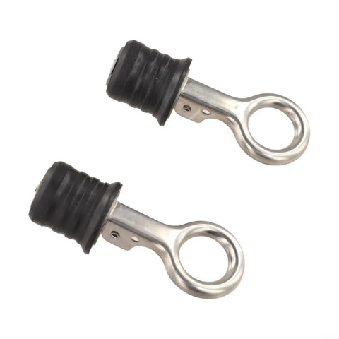 1-1/4 Inch Drainage Outlet Seal With Stainless Steel Body And Rubber Core, Leakproof Stopper For Boats, Lawn Gear, Garden Equipment, And Marine Hardware; Heavy Duty, No Leak, Fits 1-1/4 Inch Outlets