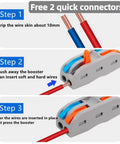 Wiring steps using free connector with stripped wires for 36V Or 48V DC Buck Converter To 24V 20A 480W Voltage Regulator Module.