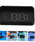 Vehicle Speedometer Display With Green LCD For Cars, Universal HUD Head Up Display, real-time speed tracking on desk