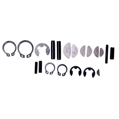 450 Piece Semicircle Key Spring Pin Clip E Clip Kit With Versatile Storage For DIY Home Repair And General Hardware Needs A Handy All In One Fastener Set For Quick Fixes And Everyday Projects, assorted metal clips