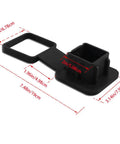 2 Inch Trailer Hitch Cover Dust Proof Plug Square Mouth Protector With American Flag For Receiver Tube Cap TPU measurements