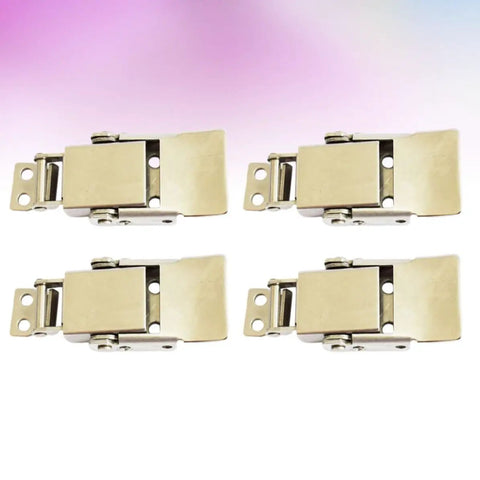 4 Pack Stainless Steel Heavy Duty Spring Loaded Toggle Latch Hasps For Doors And Cabinets Easy Install Adds Extra Security For Home And Office Durable