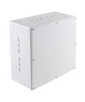 Heavy Duty Waterproof Junction Box With Pre Punched Cutouts For Outdoor Wiring Hassle Free Setup Plastic Electrical Enclosure side view