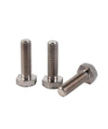 High Quality TA2 Grade 2 Pure Titanium Hex Socket Head Cap Screw Bolts, durable fasteners with M2 thread pitch.