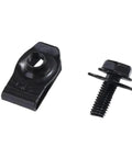 U Shaped Fastener Kit M6 with Self Tapping Screws for Panels, black iron clip and screw set, 20 piece, gasket enhanced for assembly