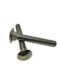 Half Inch Stainless Steel Round Head Carriage Bolts 25 Pack Heavy Duty Hardware Fastener Kit For DIY Projects And Outdoor Builds Built To Last With Tight Slips Free Threads, stainless bolts on white