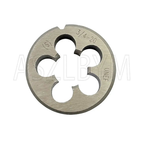 3/4-20 HSS Tap And Die Set For UNEF Threads, round die, durable high speed steel