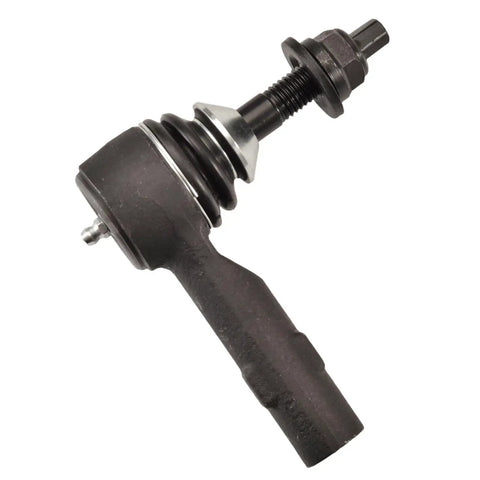 Front Outer Tie Rod Ends Replacement Kit For Ford Five Hundred Flex Freestyle Taurus X And Lincoln MKS MKT 2pc Set With Nuts Easy Install Beefy Heavy Duty Steering Linkage, black metal tie rod end