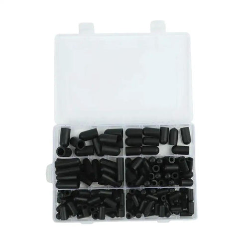 160 Piece Rubber Carburetor Vacuum Cap Kit With Varied Sizes For Intake Ports in box