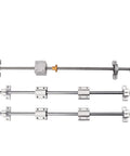 Sixteen Pack 550mm T8 Lead Screw Kit with 2 550mm linear motion rods, 4 linear slide blocks, and 4 SK8 shaft supports for 3D printer and DIY CNC machine