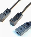 Workhorse 12 To 24V DC Inductive Proximity Sensor 3 Wire NPN PNP With Normally Closed Output For Iron And Metal Detector, Micro Proximity Limit Switch For Automation And Machinery, black rectangular sensor with cable