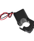 Zero Drama Mini Split Core Current Transformer Sensor For 100A Energy Meters, compact black sensor with wires.