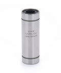 Two Pc Sealed Lengthened Linear Ball Bearing Slides Fit M4 Rod Shafts 8X15X45Mm LM8LUU showing chrome steel guide block.
