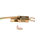 Heavy Duty Truck Toolbox Door Latch Kit With Adjustable Metal Hooks And Spring Hand Buckle in metal on white background