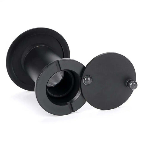 Solid Brass Door Peephole With 220 Degree View And Heavy Duty Rotating Privacy Cover For One And Three Eighths To Two And A Quarter Inch Doors