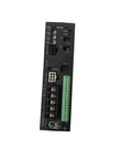 Back view of Industrial Motion Driver for Automation Equipment with pro grade precision, showing ports and connectors.