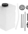 Clear 120CC RC Plane Fuel Tank Set With Metal Tubing And Engine Container, Pro-Grade Hardware Kit For Fixed-Wing Model Aircraft.