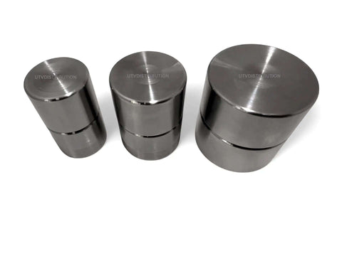 Three Piece Dimple Die Set For Metal Fabrication In One Half Inch Three Quarter Inch And One Inch Dies Heavy Duty Steel